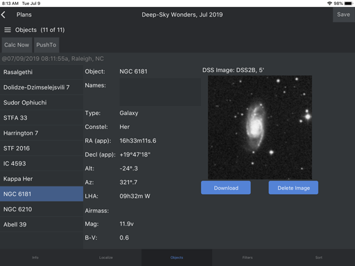 Dspme on tablet